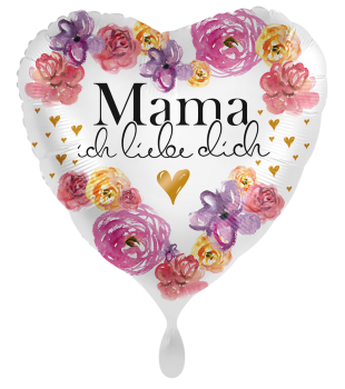 Folienballon - Mama, ich liebe dich! - ø 43cm